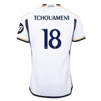 Real Madrid Aurelien Tchouameni #18 Hjemmedrakt 2023-24 Kortermet
